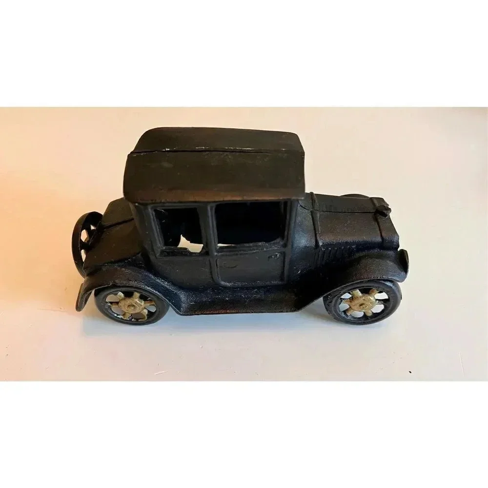 Vintage Cast Iron Model‎ T Antique Car Complete